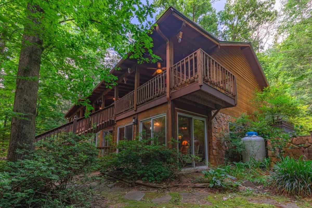 Waterfront Mountain Cabin With Hot Tub Villa Blue Ridge Exterior photo
