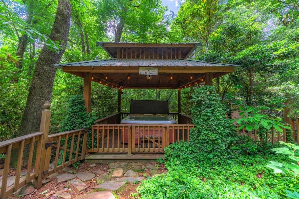 Waterfront Mountain Cabin With Hot Tub Villa Blue Ridge Exterior photo